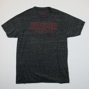 Stranger Things T Shirt Men's Size M Heather Graphic Print Tee